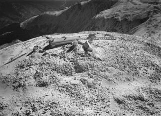 From above, Mount Washington's summit; Boott Spur beyond (1)